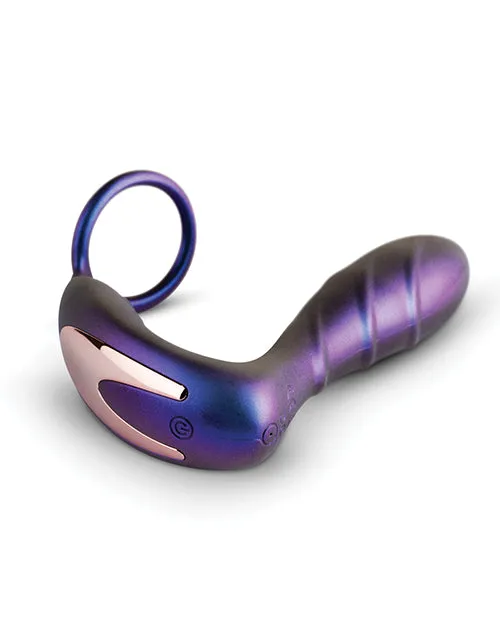 Anal Hueman Hueman Black Hole Anal Vibrator wCock Ring Purple