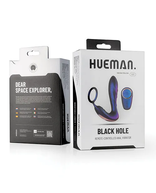 Anal Hueman Hueman Black Hole Anal Vibrator wCock Ring Purple Anal Hueman Hueman Black Hole Anal Vibrator wCock Ring Purple