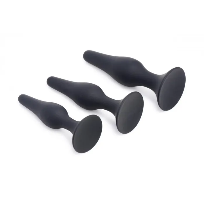Anal Master Series Triple Spire Tapered Silicone Anal Trainer Set