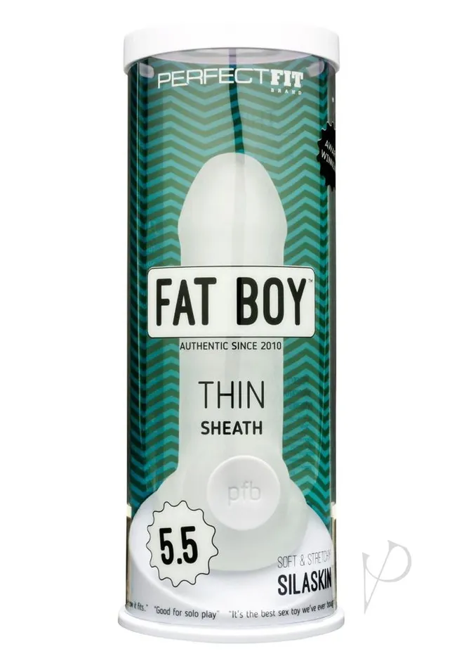 Anal Perfect Fit Perfect Fit Fat Boy Thin Sheath 55in Clear