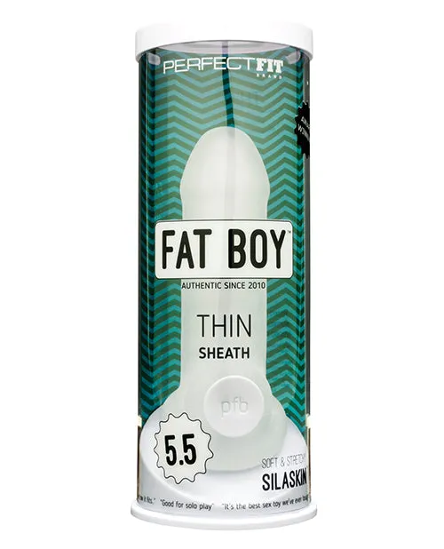 Anal Perfect Fit Perfect Fit Fat Boy Thin Sheath 55in Clear