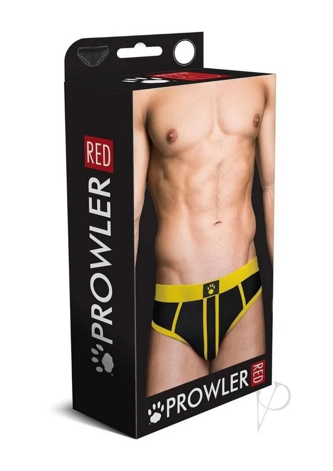 Anal Prowler Red Prowler RED AssLess Brief Large BlackYellow