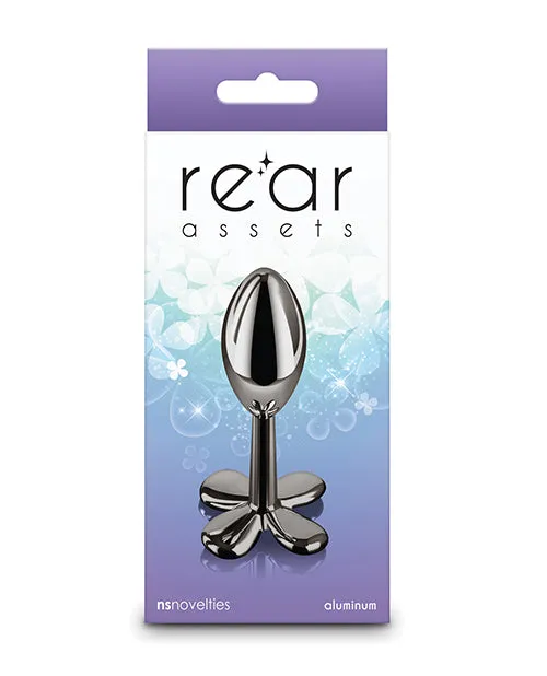 Anal Rear Assets Rear Assets Clover Aluminum Anal Plug Smoke Anal Rear Assets Rear Assets Clover Aluminum Anal Plug Smoke