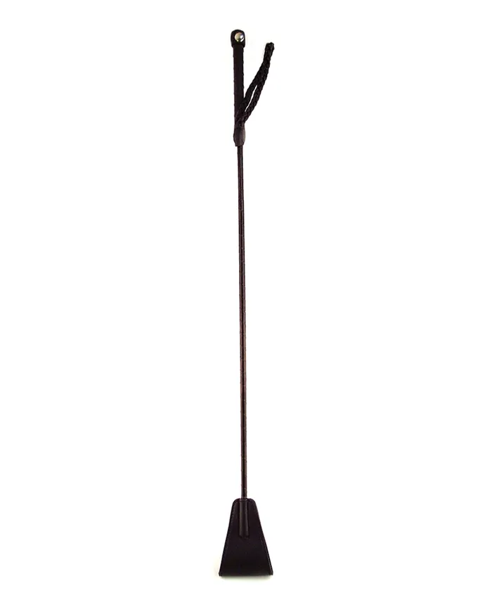 Anal Rouge Fetish Play Riding Crop Vegan Leather Black