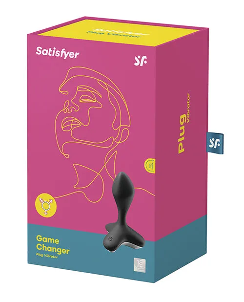 Anal Satisfyer Satisfyer Game Changer Rechargeable Silicone Anal Plug Black