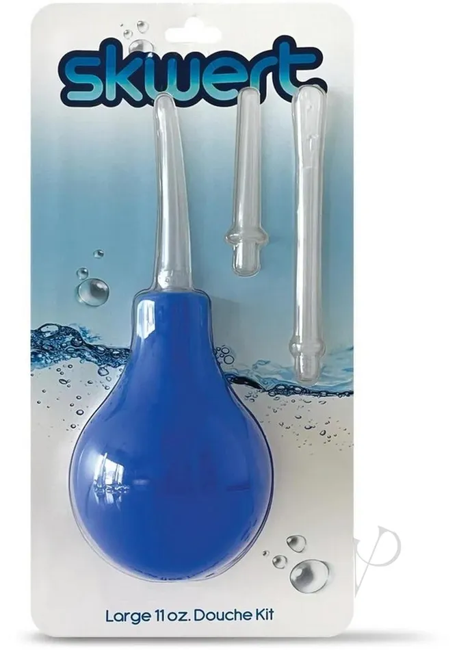 Anal Skwert Large Douche Kit 11oz Blue Boneyard