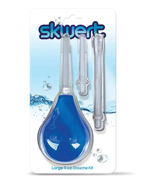 Anal Skwert Large Douche Kit 11oz Blue Boneyard Anal Skwert Large Douche Kit 11oz Blue Boneyard