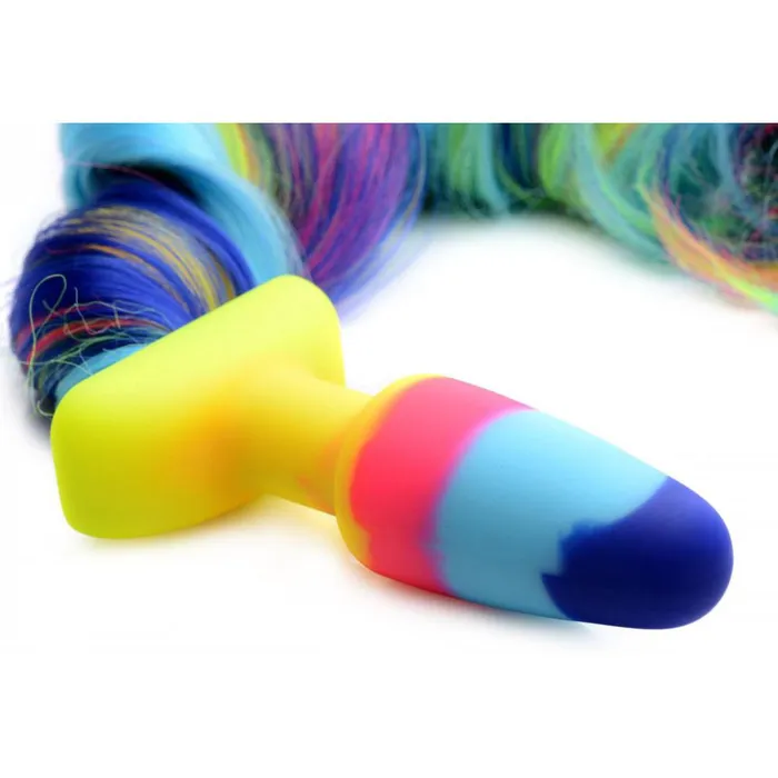 Anal Tailz Rainbow Unicorn Tail Anal Plug