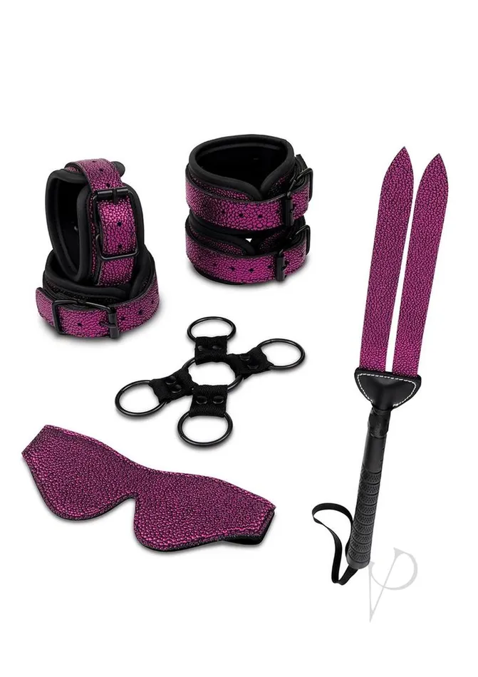 Anal WhipSmart Dragons Lair Dragonskin Bondage Set 7 Piece BlackPurple Whipsmart Anal WhipSmart Dragons Lair Dragonskin Bondage Set 7 Piece BlackPurple Whipsmart