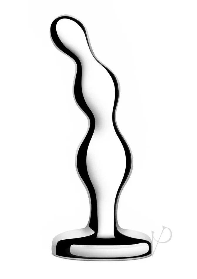 B Vibe BVibe Stainless Steel Anal Beads Silver Anal
