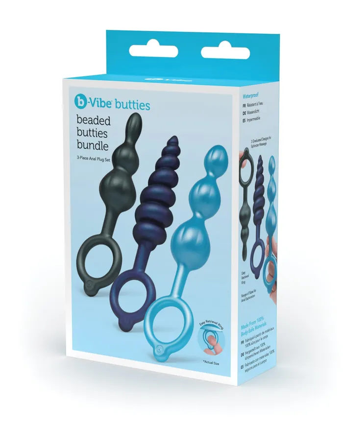 B Vibe Vibrators BVibe Butties Silicone Bundle