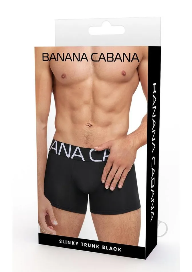 Banana Cabana Trunks LXL Black Banana Cabana Anal