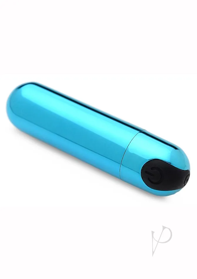 Bang Vibrators Bang 10X Vibrating Metallic Rechargeable Bullet Vibrator Blue