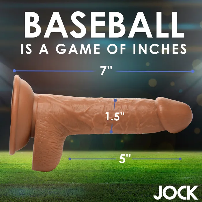 Baseball Brian 7 Inch Dildo Curve Toys Dildos