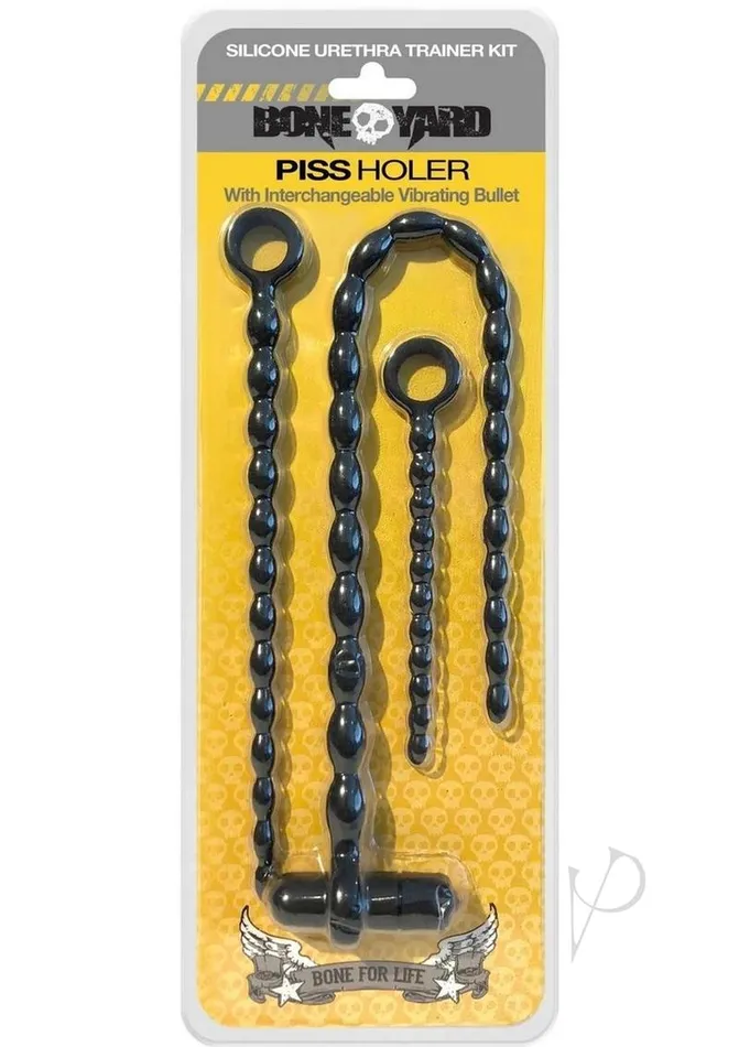 Boneyard Silicone Urethra Trainer Kit with Bullet 3 per set Black Boneyard Anal Boneyard Silicone Urethra Trainer Kit with Bullet 3 per set Black Boneyard Anal
