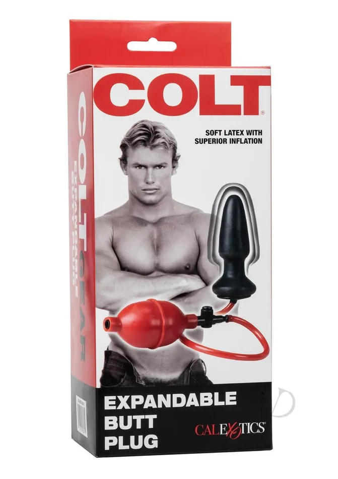 COLT Expandable Butt Plug Black Colt Anal