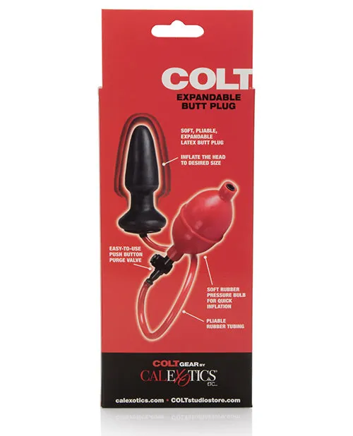COLT Expandable Butt Plug Black Colt Anal COLT Expandable Butt Plug Black Colt Anal