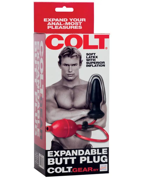 COLT Expandable Butt Plug Black Colt Anal COLT Expandable Butt Plug Black Colt Anal