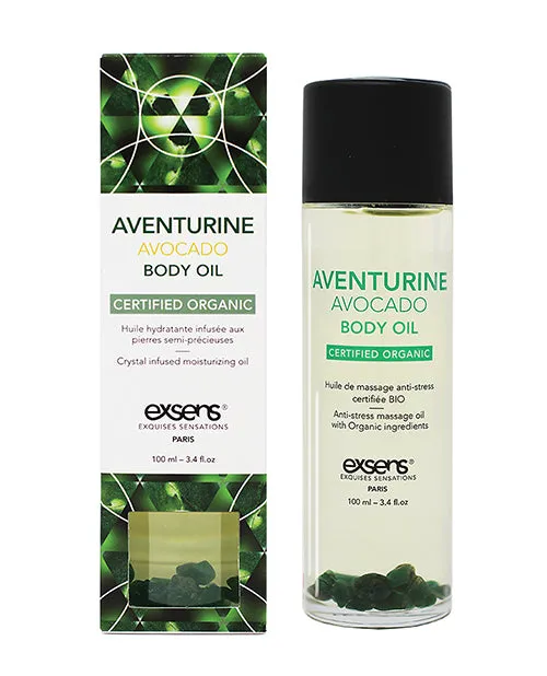 Couples Exsens EXSENS of Paris Organic Body Oil wStones Adventurine Avocado 100 ml Couples Exsens EXSENS of Paris Organic Body Oil wStones Adventurine Avocado 100 ml