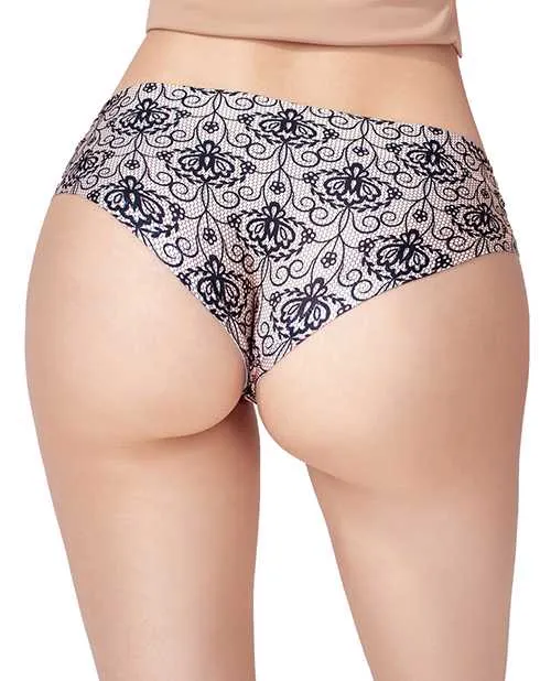 Couples Mememe Mememe Lace Butterfly Printed Slip LG