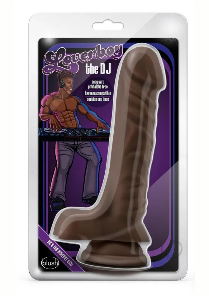 Coverboy Dildos Coverboy The DJ Dildo 9in Chocolate