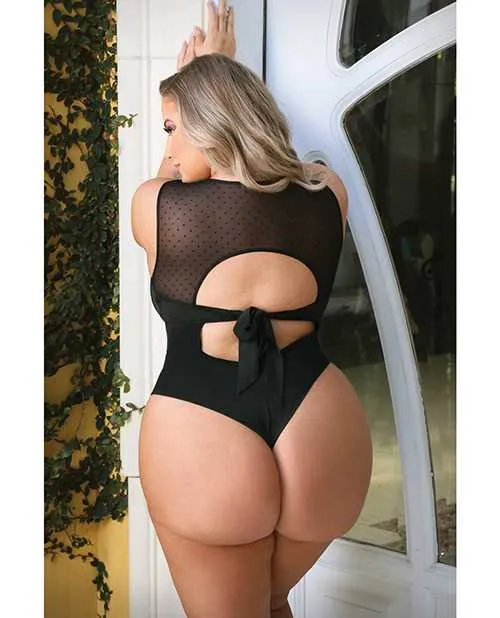Curve Raven High Neck Bodysuit wSnap Crotch Black 3X4X Curve By Fantasy Lingerie Vibrators Curve Raven High Neck Bodysuit wSnap Crotch Black 3X4X Curve By Fantasy Lingerie Vibrators