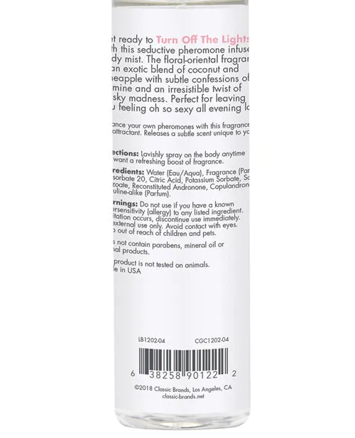 Dildos CG Pheromone Fragrance Mist Turn Off The Lights 35 Ounces Cgc