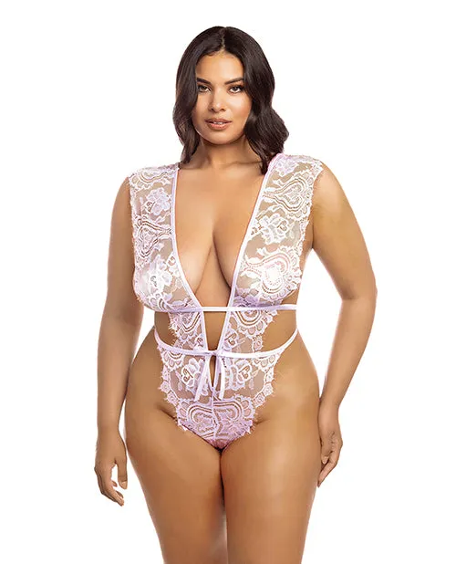 Dildos Rsvp By Oh La La Cheri Imani Eyelash Lace Soft Cup High Leg Teddy Pink Tulle 1X2X Dildos Rsvp By Oh La La Cheri Imani Eyelash Lace Soft Cup High Leg Teddy Pink Tulle 1X2X