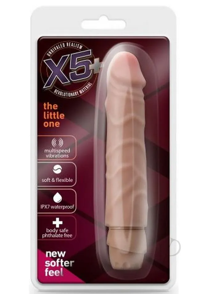 Dildos X5 Plus The Little One Vibrating Dildo 675in Vanilla X5 Plus