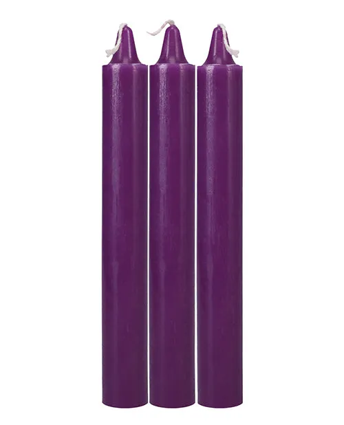 Doc Johnson Japanese Drip Candles 3 Pack Purple Japanese Bondage Vibrators Doc Johnson Japanese Drip Candles 3 Pack Purple Japanese Bondage Vibrators