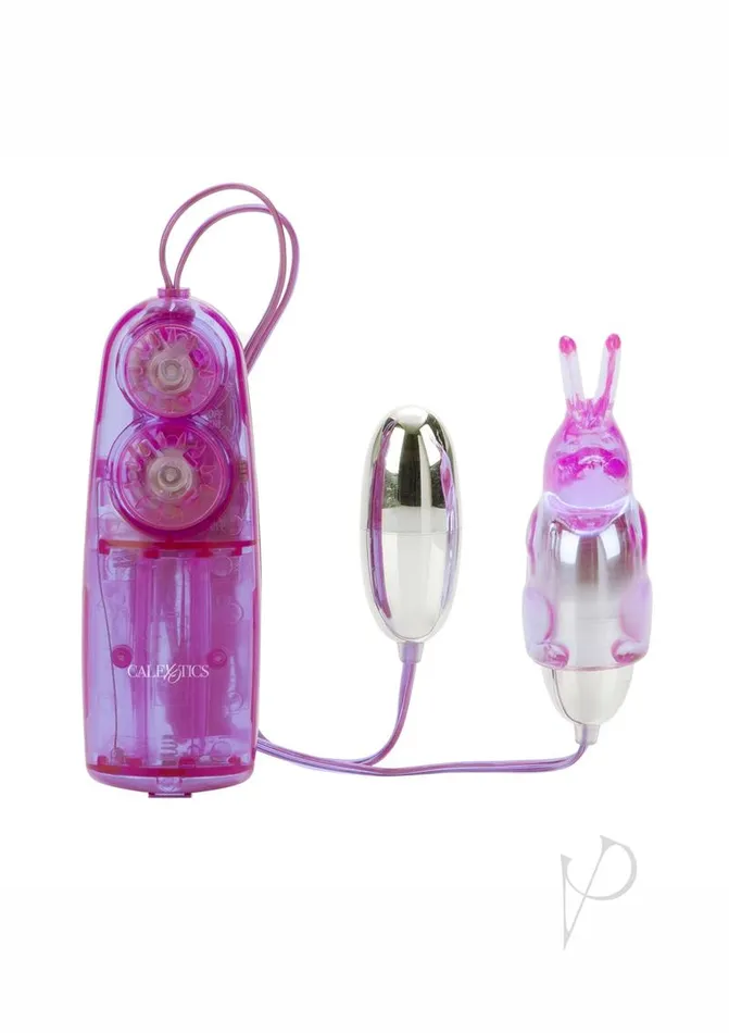 Dual Bunny Teaser Bullet with Wired Remote Control Purple Bullets Female Sex Toys Dual Bunny Teaser Bullet with Wired Remote Control Purple Bullets Female Sex Toys