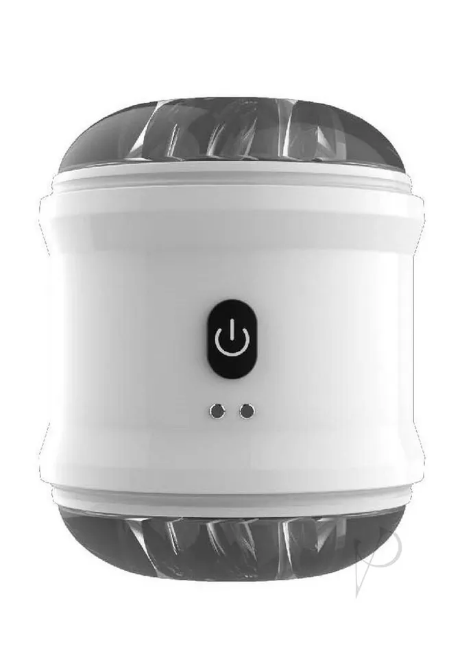 Dynamo Rechargeable Dual End Vibrating Masturbator Cup White Nasstoys Male Sex Toys