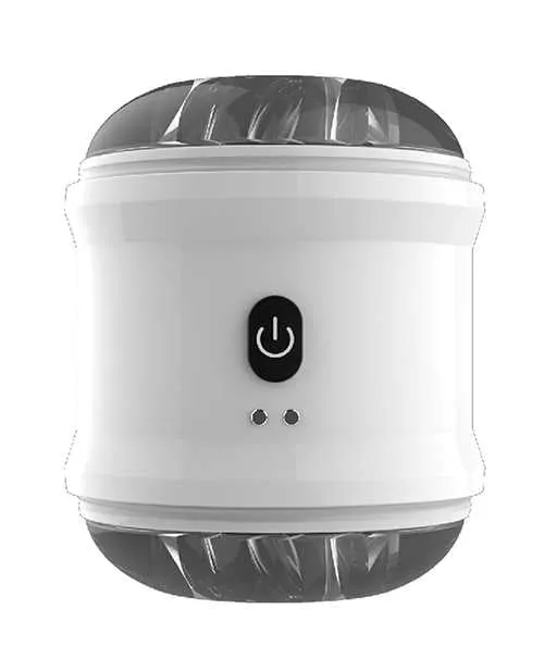 Dynamo Rechargeable Dual End Vibrating Masturbator Cup White Nasstoys Male Sex Toys