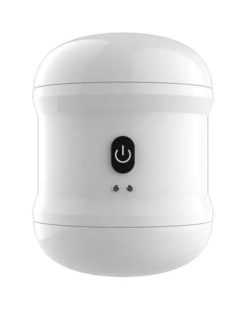 Dynamo Rechargeable Dual End Vibrating Masturbator Cup White Nasstoys Male Sex Toys