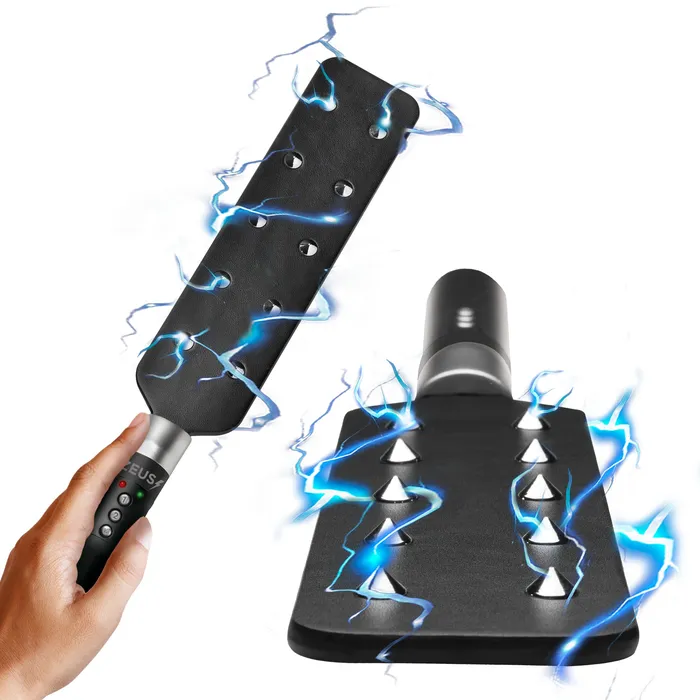 Estim Spiked Paddle Zeus Electrosex Vibrators