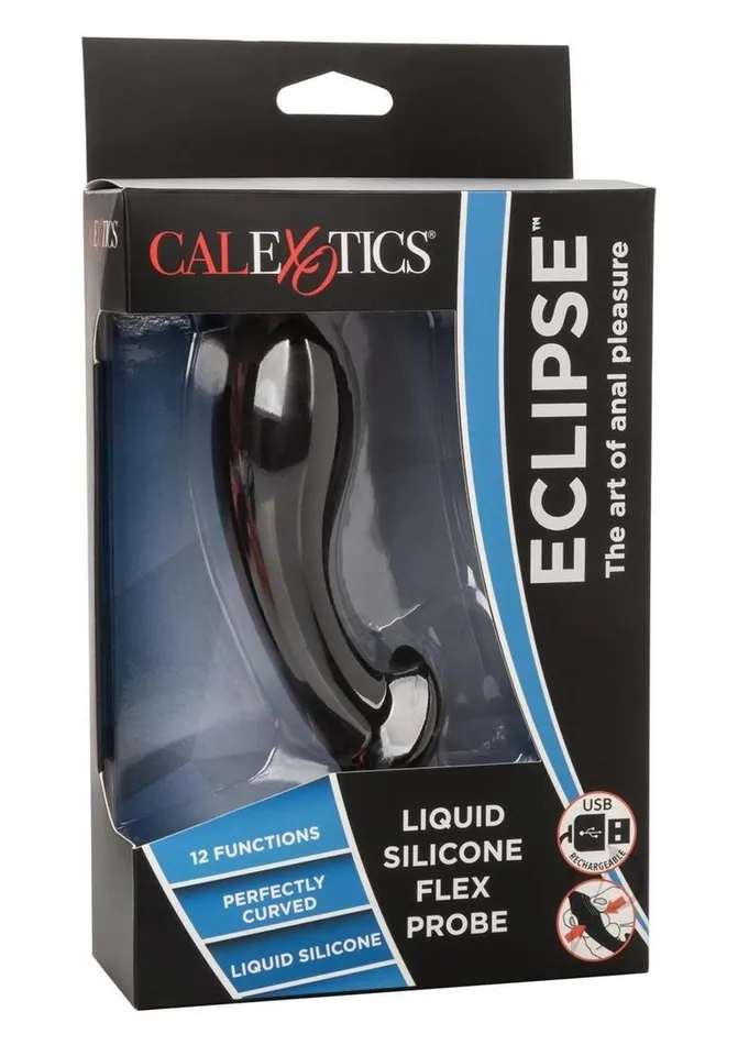 Eclipse Anal Eclipse Rechargeable Liquid Silicone Flex Probe Black