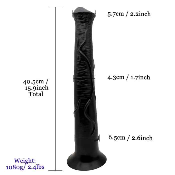 Extra Long Flexible Dildo 16 Inch Wild Night Fantasies Dildos