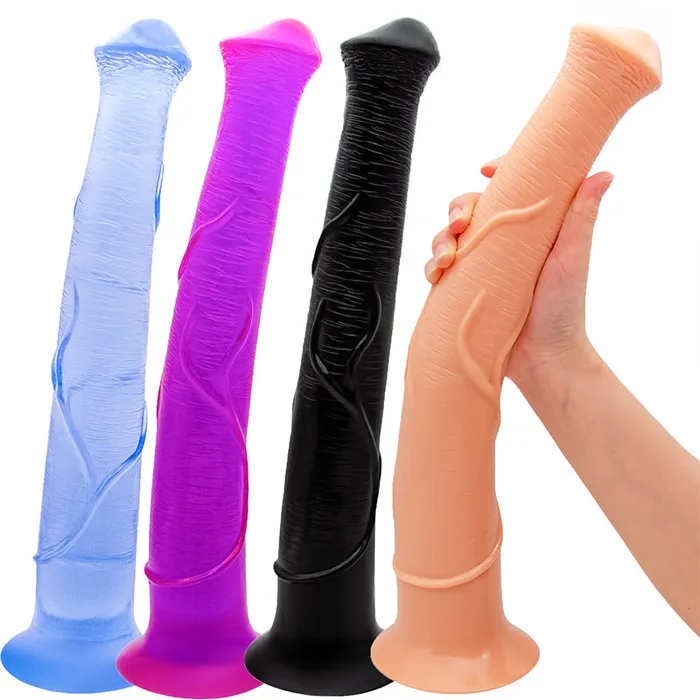 Extra Long Flexible Dildo 16 Inch Wild Night Fantasies Dildos