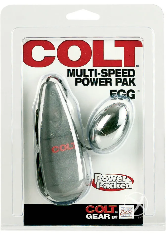 Female Sex Toys Colt COLT MultiSpeed Power Pak Egg with Wired Remote Control Silver Female Sex Toys Colt COLT MultiSpeed Power Pak Egg with Wired Remote Control Silver