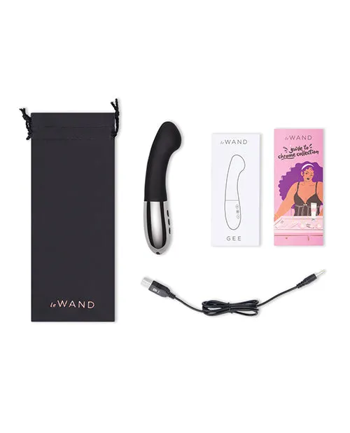 Female Sex Toys Le Wand Le Wand Gee Rechargeable Silicone Body Wand Black Female Sex Toys Le Wand Le Wand Gee Rechargeable Silicone Body Wand Black