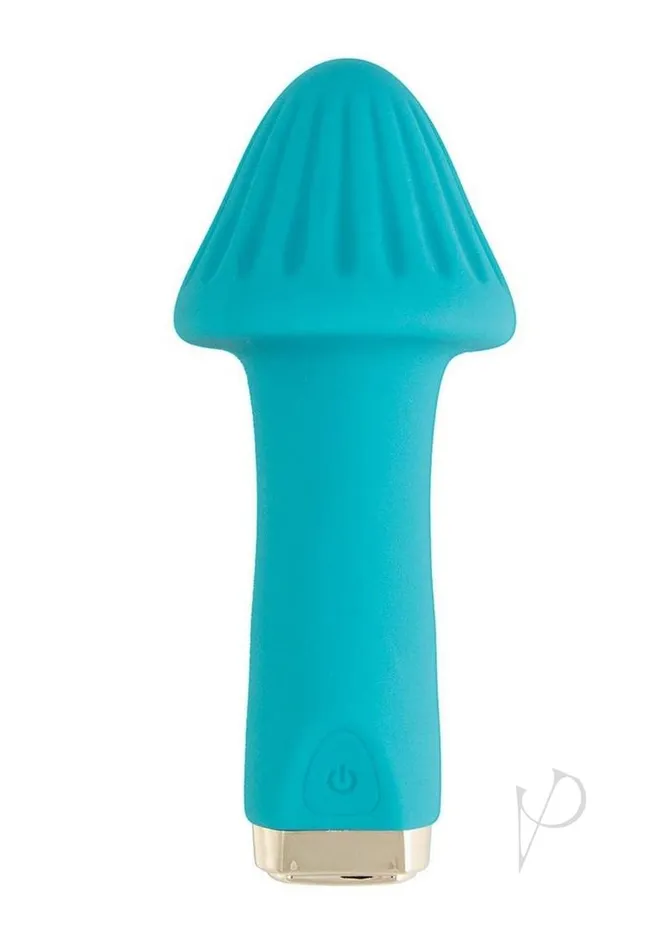 Female Sex Toys Nasstoys My Secret Shroom Rechargeable Silicone Vibrator Aqua
