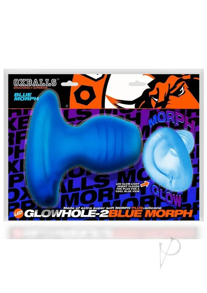 Female Sex Toys Oxballs Glowhole 2 Hollow Buttplug with LED Insert Large Blue Morph Female Sex Toys Oxballs Glowhole 2 Hollow Buttplug with LED Insert Large Blue Morph