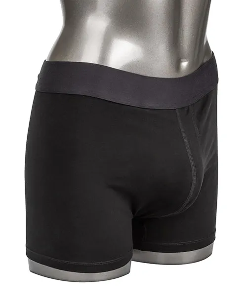 Female Sex Toys Packer Gear Packer Gear Boxer Brief with Packing Pouch XSS Black