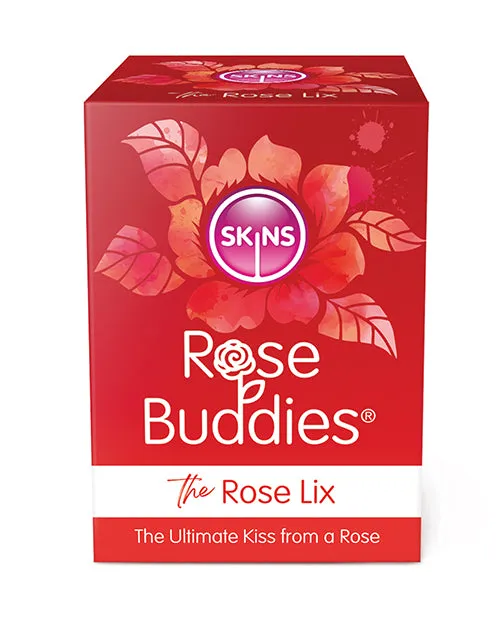 Female Sex Toys Skins Rose Buddies The Rose Lix Tongue Rechargeable Silicone Clitoral Stimulator Red Skins