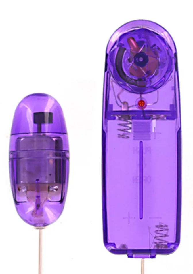 Female Sex Toys Trinity Vibes Trinity Vibes Egg Vibrator with Wired Remote Control Purple