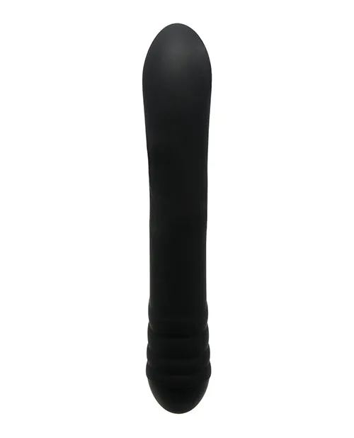 Female Sex Toys Twister Rechargeable Silicone Rabbit Vibrator with Remote Control Black Adrien Lastic