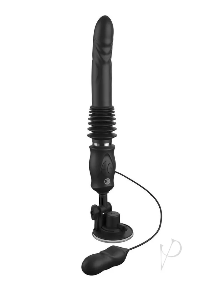 Fetish Fantasy Series Ultimate Silicone Rechargeable Thruster Vibrator Black Fetish Fantasy Series Female Sex Toys