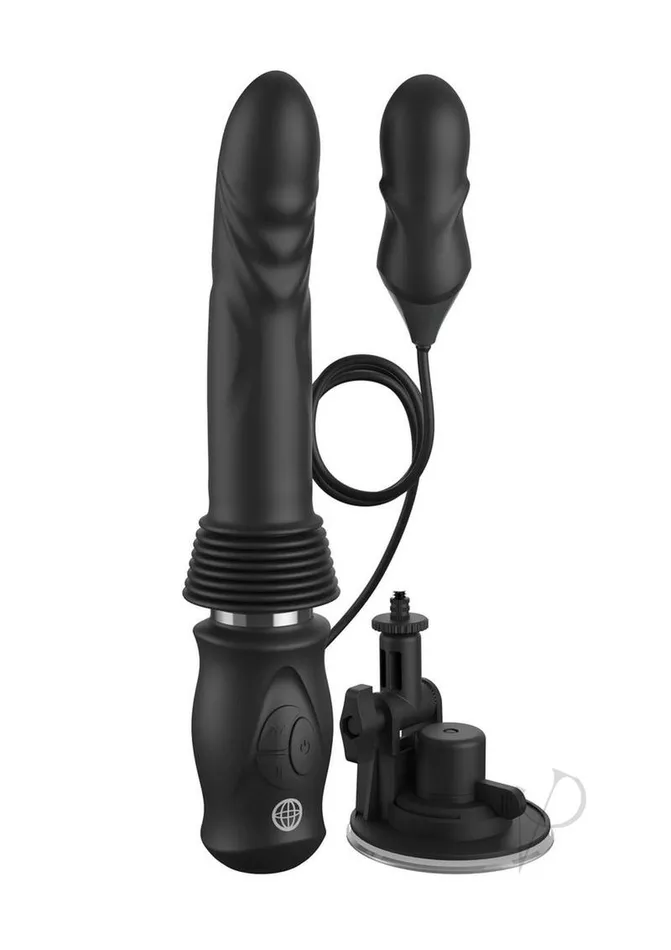 Fetish Fantasy Series Ultimate Silicone Rechargeable Thruster Vibrator Black Fetish Fantasy Series Female Sex Toys
