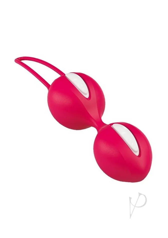 Fun Factory Female Sex Toys Smartballs Duo Silicone Kegel Balls India Red Fun Factory Female Sex Toys Smartballs Duo Silicone Kegel Balls India Red