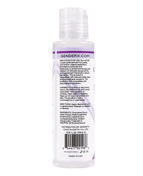 Gender X SiliWater Hybrid Lubricant 4oz Gender X Anal